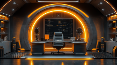 Futuristic Office Space