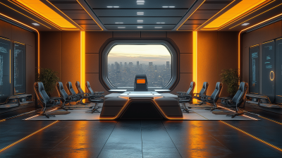 Cyberpunk Office Space