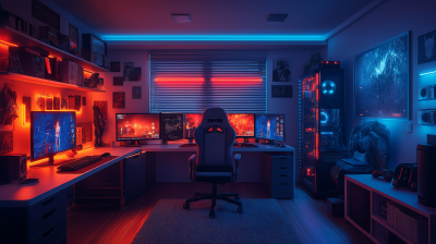 Cool Streamer Game Room