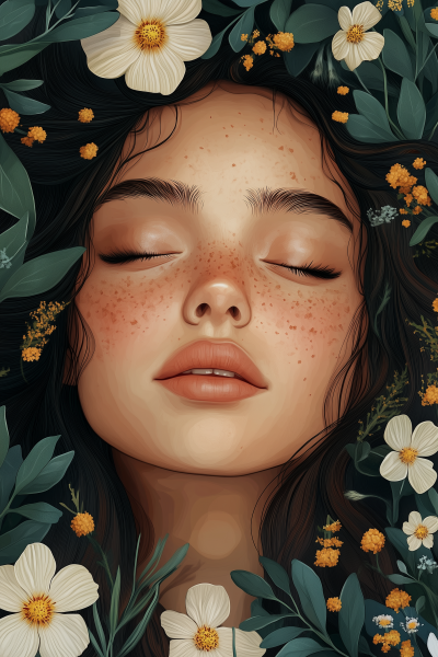 Organic Beauty Illustration