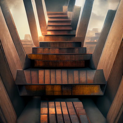 Dystopian Penrose Stairs