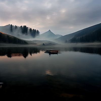 Morning Serenity at the Lake