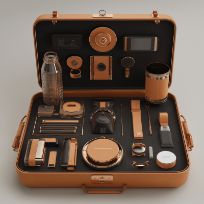 Luxury Space Travel Welcome Kit Design