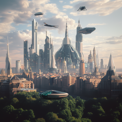 Futuristic Warszawa