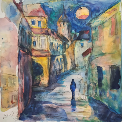 Old City Watercolor