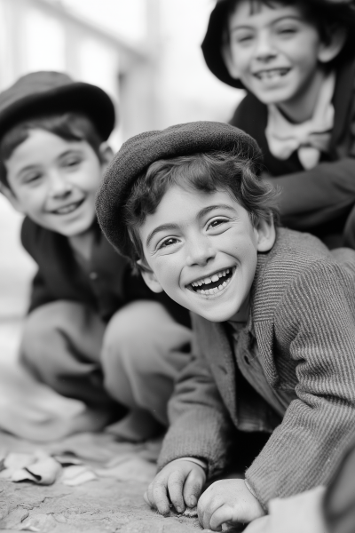 Smiling Jewish Children in the 1930s