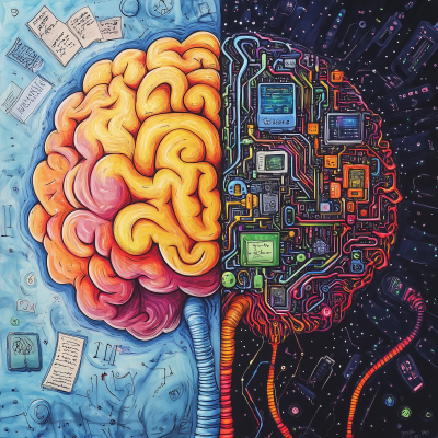 Left Brain Right Brain Illustration