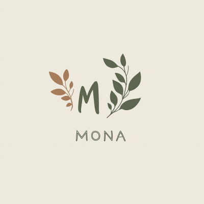 Mona Recipes Logo Design