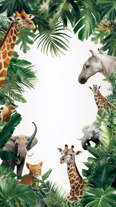 Collage of African Animals