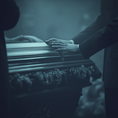 Pallbearers Lifting the Casket