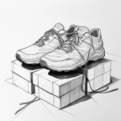 Sport Shoes Illustration