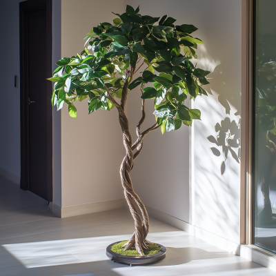 Ficus Tree in a Living Room