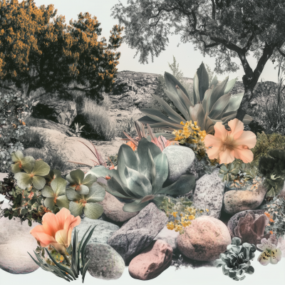 Vintage Nature Collage