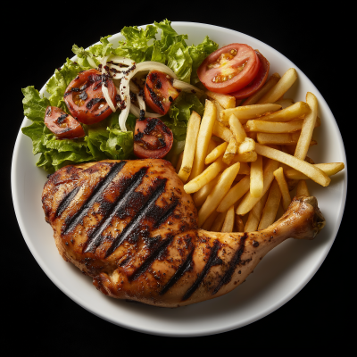 Delicious Grilled Chicken Platter