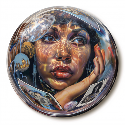 Crystal Ball Sticker