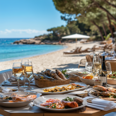 Exclusive Beach Club Dining