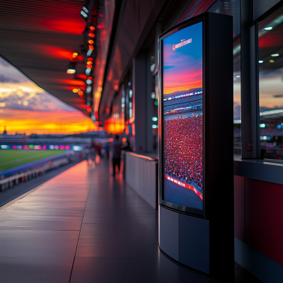 Digital Kiosk at Stadium