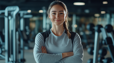 Corporate Employee in Gym