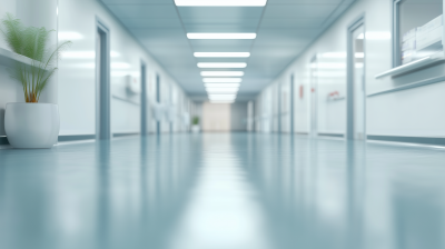 Abstract Blur Hospital Interior