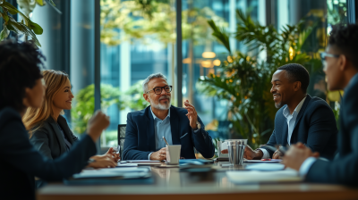 Business Meeting in Boardroom