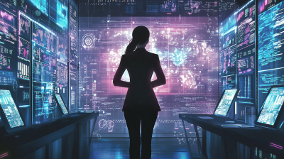 Futuristic Businesswoman