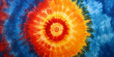 Colorful Tie-Dyed Pattern