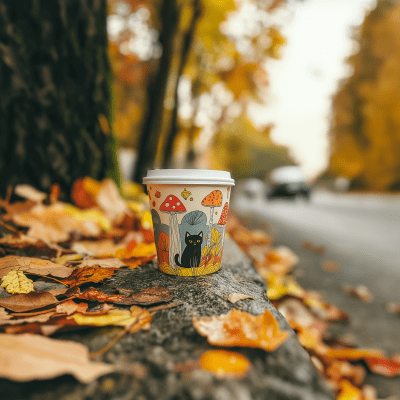 Autumn Coffee Cup