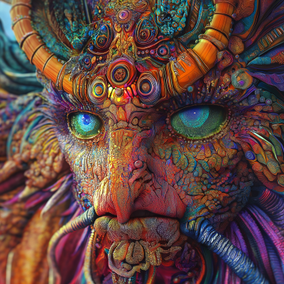 Ouroboros in DMT Style