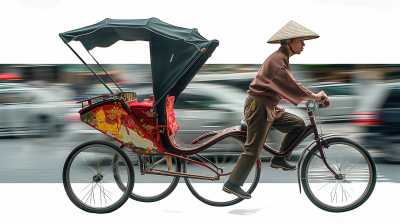 Japanese Rickshaw Puller