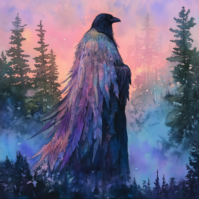 Shaman in Feathered Cloak