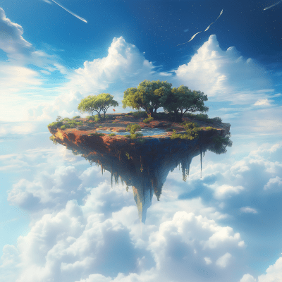 Floating Island in the Sky