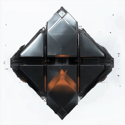 Futuristic Diamond Blason