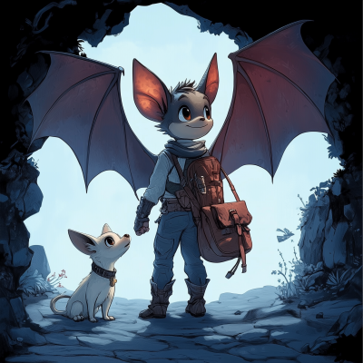 Adventurous Half-Bat Kid