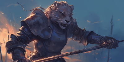 Epic Lioness Warrior