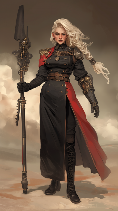 Steampunk Warrior Commander