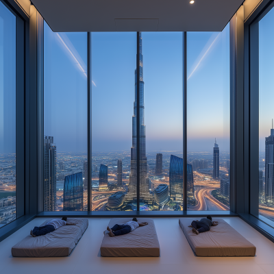 Nap Room with Skyline View