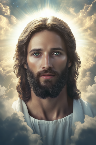 Serene Portrait of Jesus