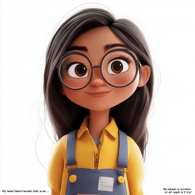 Captivating Pixar-style Character Portrait