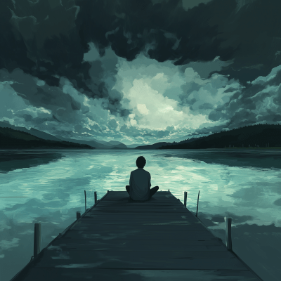 Man on a Pier