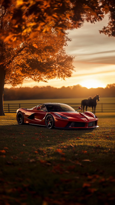 Ferrari LaFerrari at Sunrise