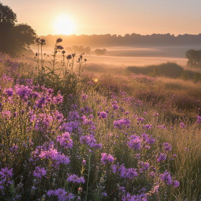 Sunrise Over English Heath