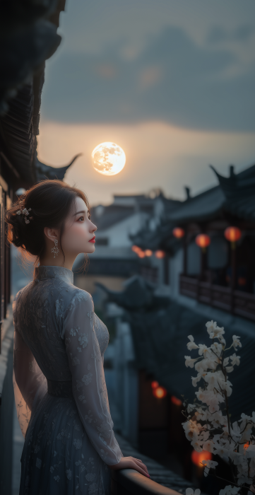 Moonlit Qipao