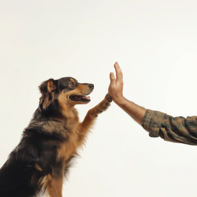 Dog and Master Friendship