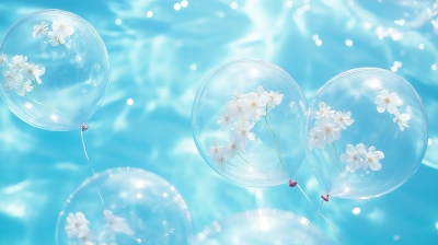 Summer Balloons Background