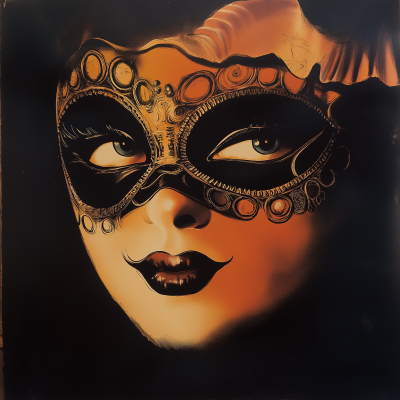 Vintage Masquerade Mask