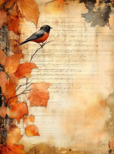 Vintage Autumn Scrapbook