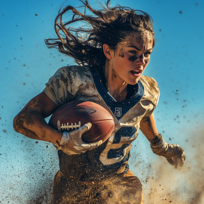 Women’s Flag Football Action