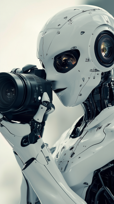 Futuristic Robotic Photographer