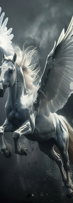 Majestic Pegasus in Flight