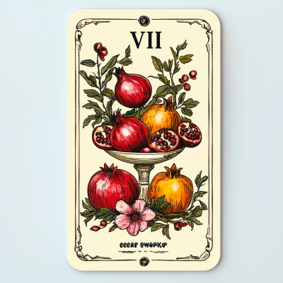 Modern Tarot Card Sticker